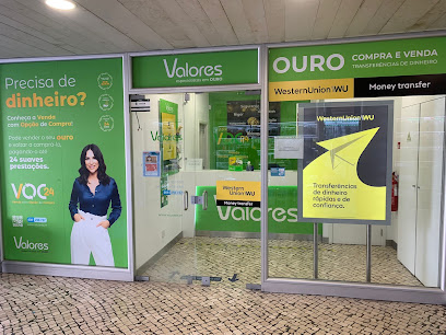Valores compra e venda de ouro . Agente Western Union Lisboa (Monte Abraao) – Queluz