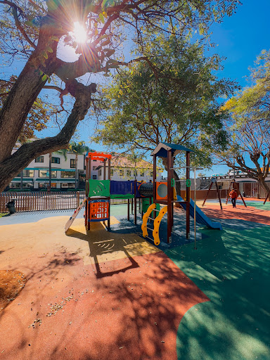 Children's playground in the village of Ribeira Brava em Ribeira Brava